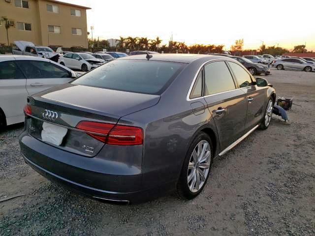 Photo 4 from auction – 2016 AUDI A8 L QUATT with VIN WAU43AFD3GN008001