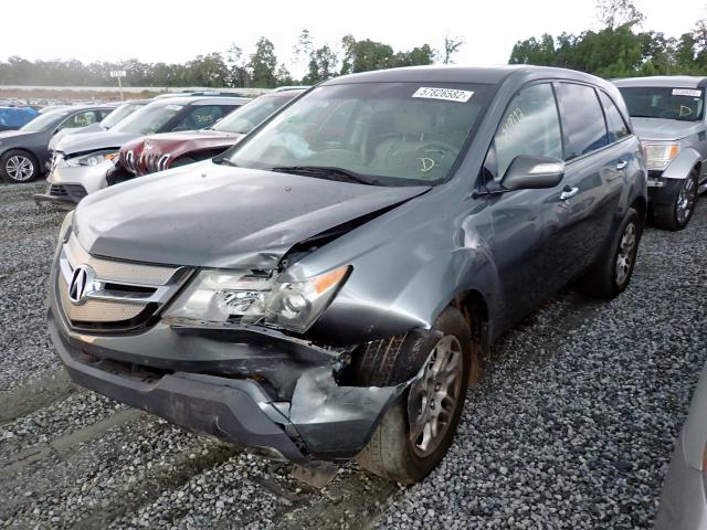 Photo 2 from auction – 2008 ACURA MDX TECHNO with VIN 2HNYD28428H552241