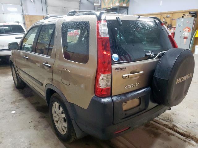 Photo 3 from auction – 2005 HONDA CR-V EX with VIN JHLRD78875C030622
