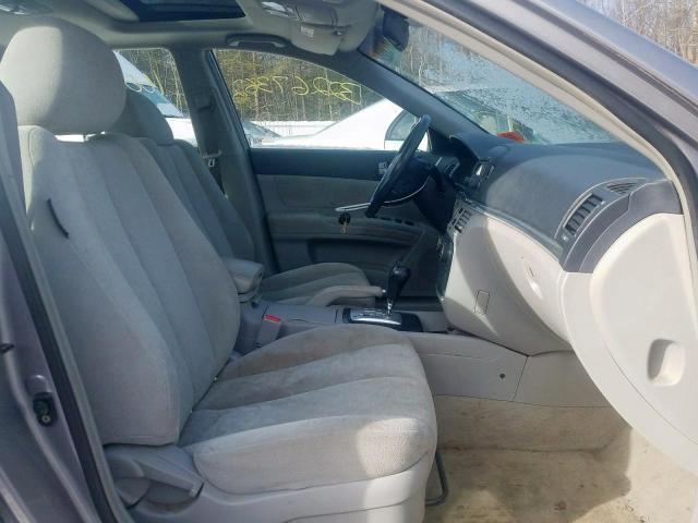 Photo 5 from auction – 2006 HYUNDAI SONATA GLS with VIN 5NPEU46C26H152005