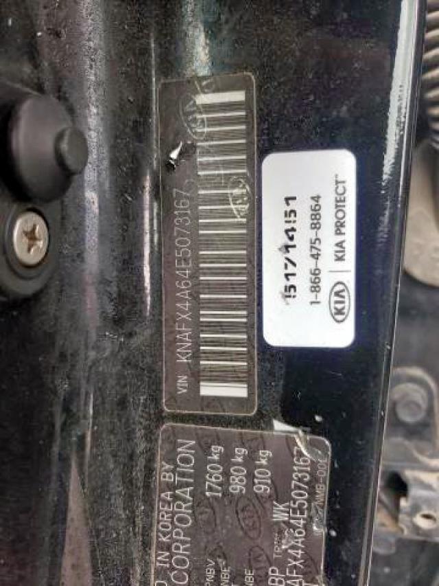 Photo 9 from auction – 2014 KIA FORTE LX with VIN KNAFX4A64E5073167