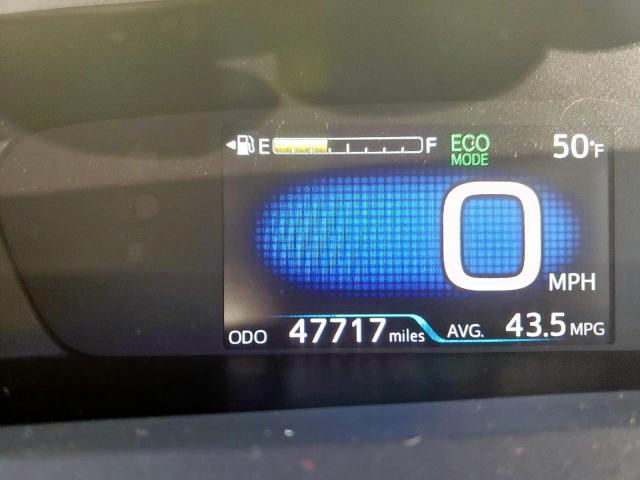 Photo 8 from auction – 2017 TOYOTA PRIUS with VIN JTDKBRFU3H3541376