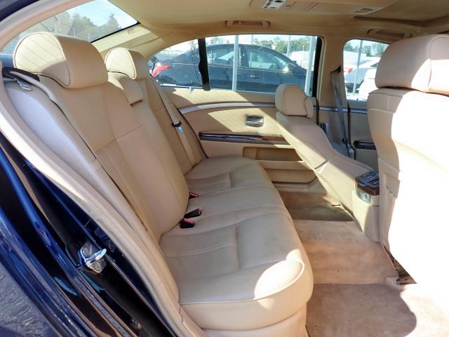 Photo 6 from auction – 2006 BMW 750 LI with VIN WBAHN83536DT61828