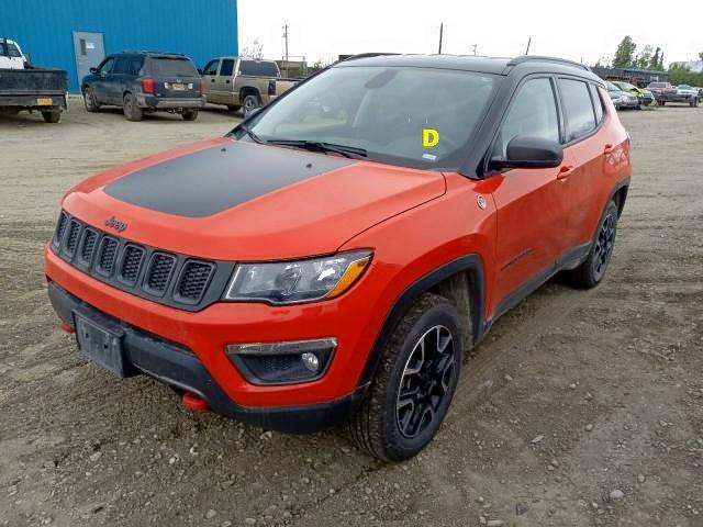 Photo 2 from auction – 2019 JEEP COMPASS TR with VIN 3C4NJDDB1KT771708