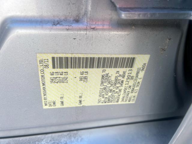 Photo 10 from auction – 2012 NISSAN ALTIMA BAS with VIN 1N4AL2AP0CC129013