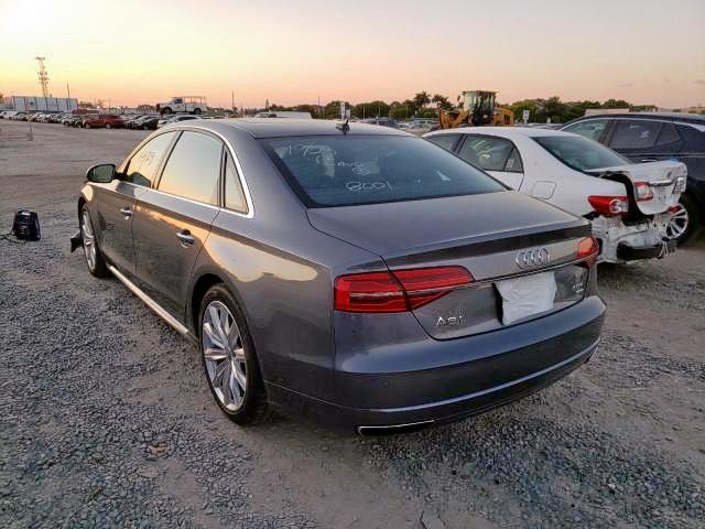 Photo 3 from auction – 2016 AUDI A8 L QUATT with VIN WAU43AFD3GN008001