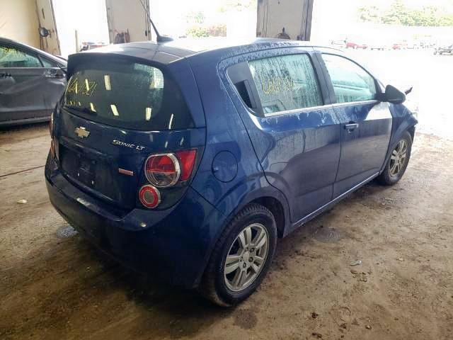 Photo 4 from auction – 2013 CHEVROLET SONIC LT with VIN 1G1JC6SB9D4256982