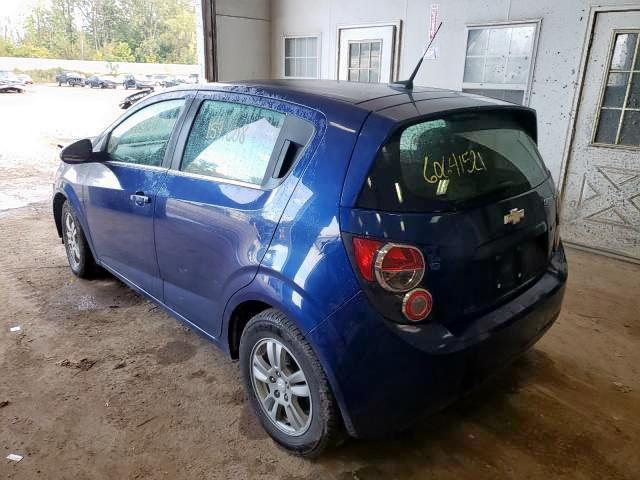 Photo 3 from auction – 2013 CHEVROLET SONIC LT with VIN 1G1JC6SB9D4256982