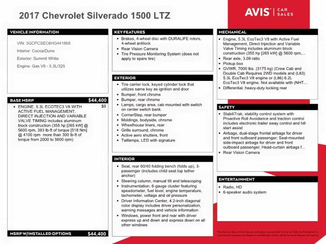 Photo 10 from auction – 2017 CHEVROLET SILVERADO with VIN 3GCPCSEC6HG441868