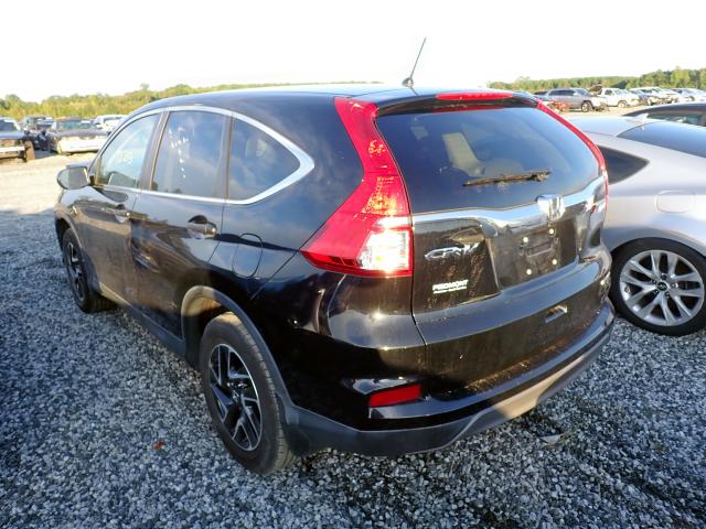 Photo 3 from auction – 2016 HONDA CR-V SE with VIN 2HKRM4H44GH665202