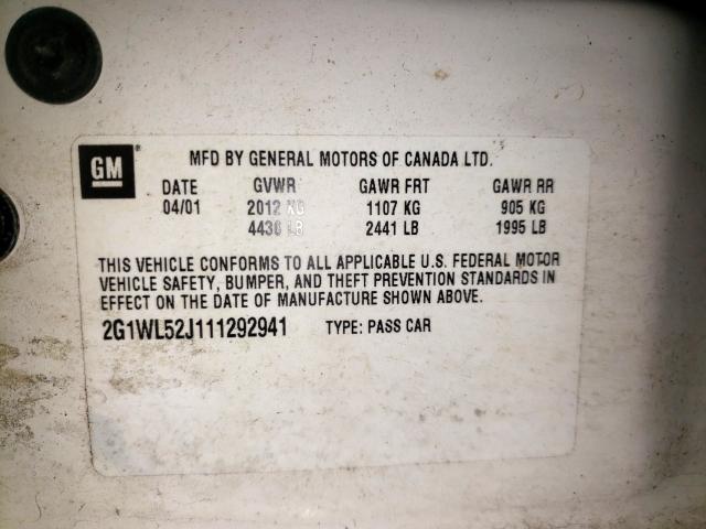 Photo 10 from auction – 2001 CHEVROLET LUMINA with VIN 2G1WL52J111292941