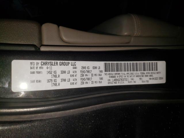 Photo 10 from auction – 2011 JEEP GRAND CHER with VIN 1J4RR4GG7BC673211