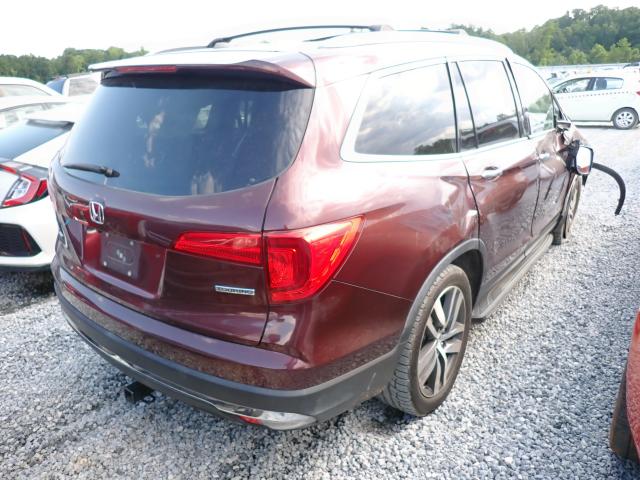 Photo 4 from auction – 2016 HONDA PILOT TOUR with VIN 5FNYF5H92GB051240