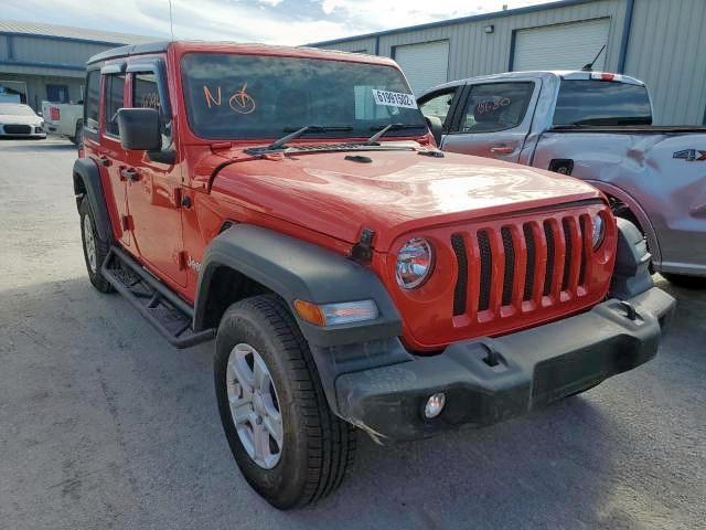 JEEP WRANGLER U 2021 with VIN 1C4HJXKN6MW655008 - Photo from auction