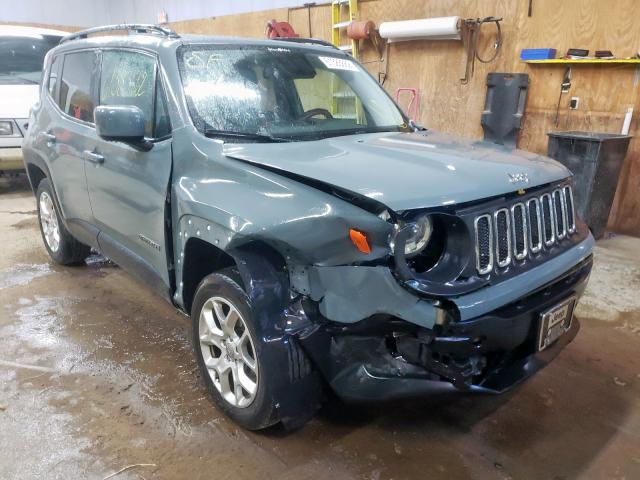 JEEP RENEGADE L 2016 with VIN ZACCJBBT0GPD11512 - Photo from auction