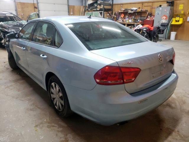Photo 3 from auction – 2012 VOLKSWAGEN PASSAT S with VIN 1VWAP7A39CC086393