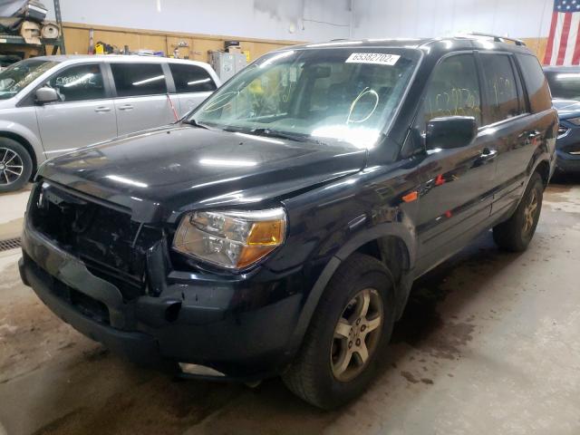 Photo 2 from auction – 2007 HONDA PILOT EXL with VIN 2HKYF18597H507922