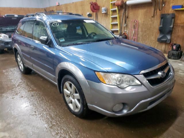 SUBARU OUTBACK 2. 2008 with VIN 4S4BP61C787335609 - Photo from auction