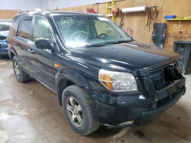 HONDA PILOT EXL 2007 with VIN 2HKYF18597H507922 - Photo from auction