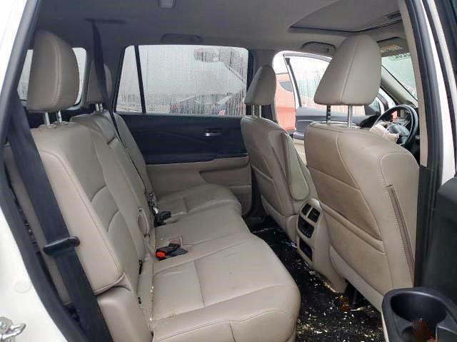 Photo 6 from auction – 2017 HONDA PILOT EXL with VIN 5FNYF6H57HB097134