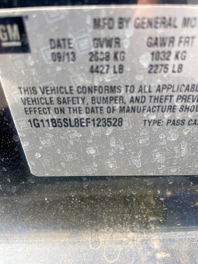 Photo 10 from auction – 2014 CHEVROLET MALIBU LS with VIN 1G11B5SL8EF123528