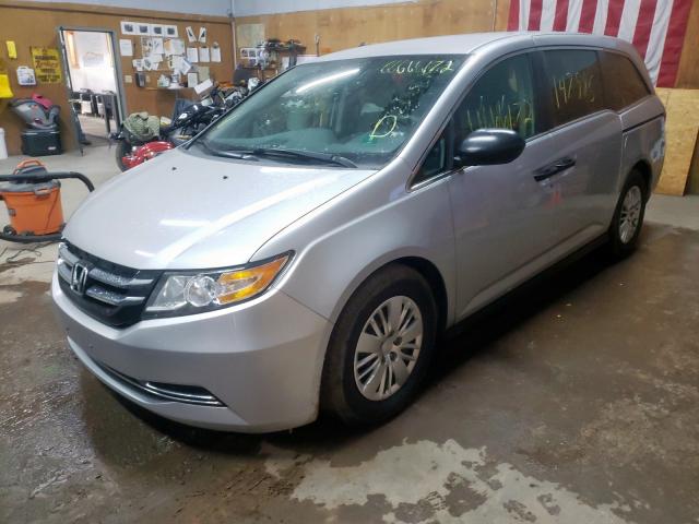 Photo 2 from auction – 2014 HONDA ODYSSEY LX with VIN 5FNRL5H20EB078238