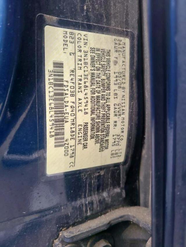 Photo 10 from auction – 2008 NISSAN VERSA S with VIN 3N1BC13E68L459418