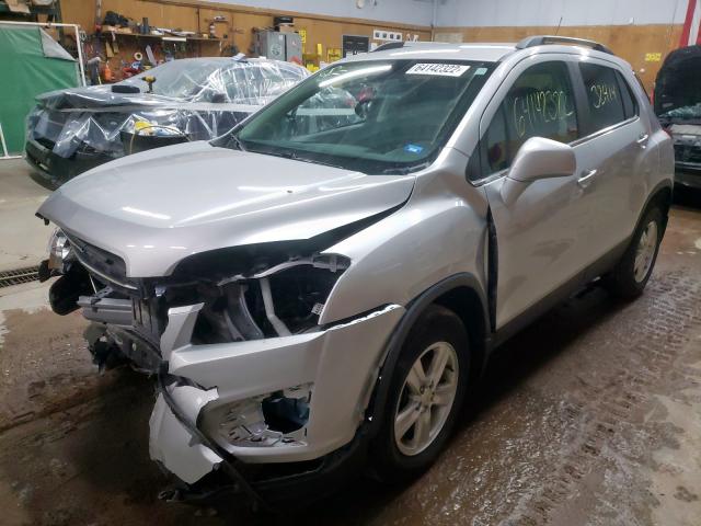 Photo 2 from auction – 2016 CHEVROLET TRAX 1LT with VIN KL7CJPSB7GB671923