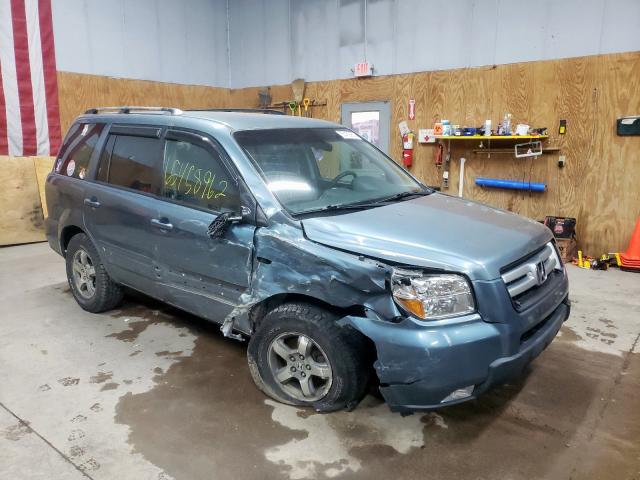 HONDA PILOT EX 2006 with VIN 2HKYF18496H530963 - Photo from auction
