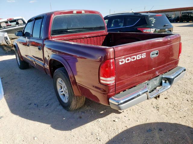 Photo 3 from auction – 2002 DODGE DAKOTA QUA with VIN 1B7HL48N92S542528