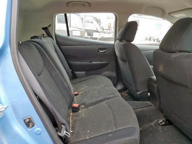 Photo 6 from auction – 2014 NISSAN LEAF S with VIN 1N4AZ0CPXEC340643