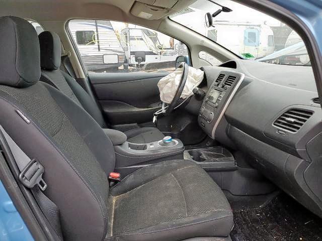 Photo 5 from auction – 2014 NISSAN LEAF S with VIN 1N4AZ0CPXEC340643
