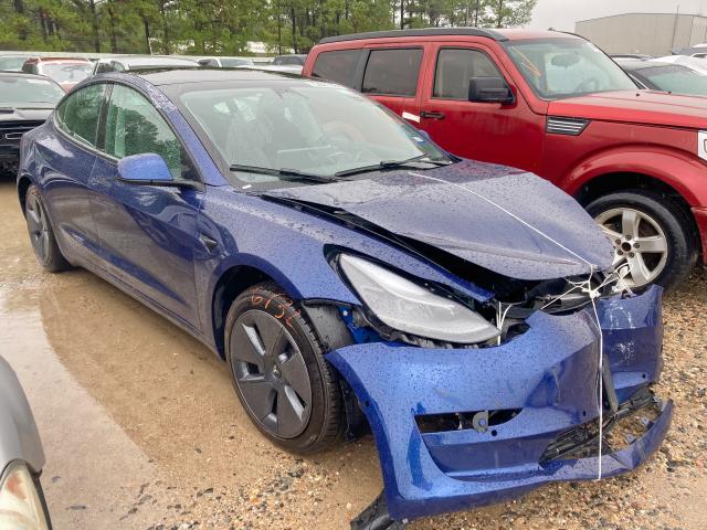 TESLA MODEL 3 2022 with VIN 5YJ3E1EA5NF188125 - Photo from auction