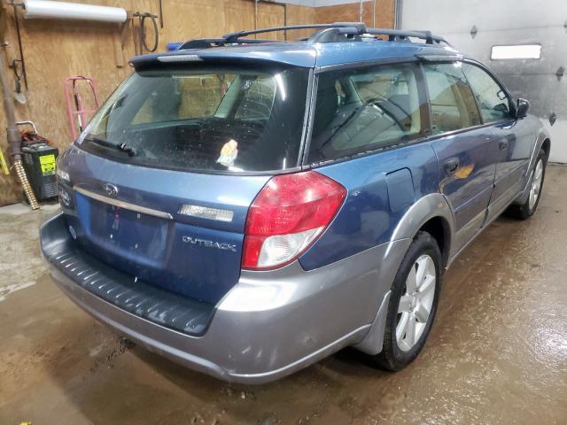 Photo 4 from auction – 2008 SUBARU OUTBACK 2. with VIN 4S4BP61C787335609