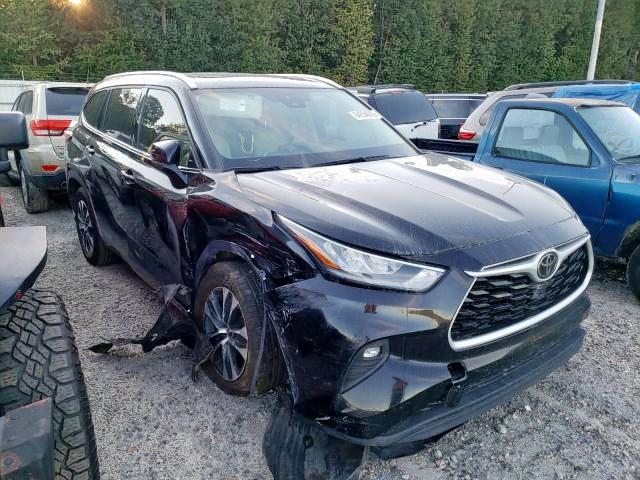 TOYOTA HIGHLANDER 2020 with VIN 5TDGZRAH4LS027457 - Photo from auction