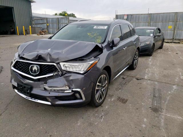Photo 2 from auction – 2017 ACURA MDX ADVANC with VIN 5FRYD4H81HB002702