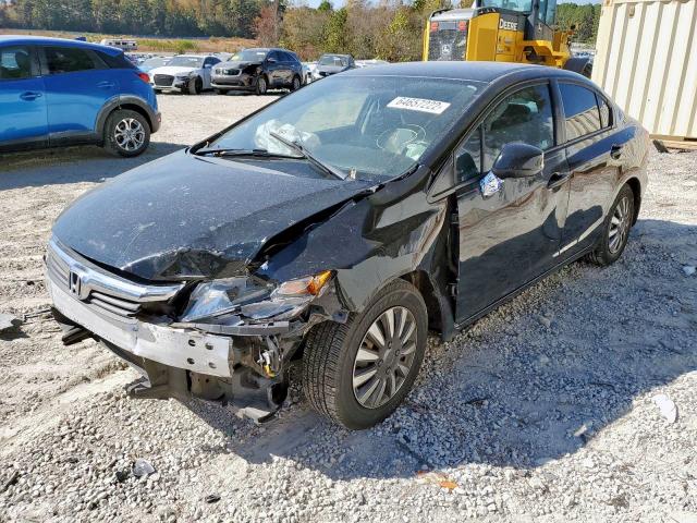 Photo 2 from auction – 2012 HONDA CIVIC LX with VIN 19XFB2F5XCE105000