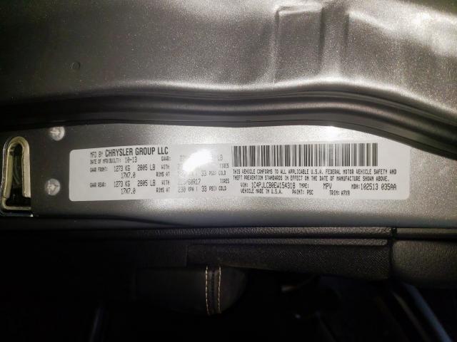 Photo 10 from auction – 2014 JEEP CHEROKEE L with VIN 1C4PJLCB0EW154318