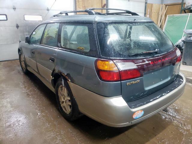 Photo 3 from auction – 2001 SUBARU LEGACY OUT with VIN 4S3BH665317671520