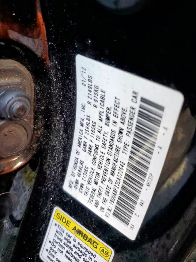 Photo 10 from auction – 2012 ACURA TL with VIN 19UUA8F23CA022645