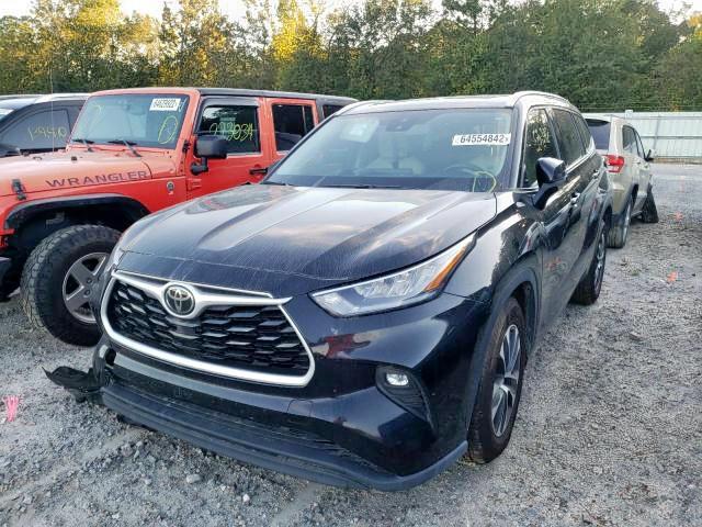 Photo 2 from auction – 2020 TOYOTA HIGHLANDER with VIN 5TDGZRAH4LS027457