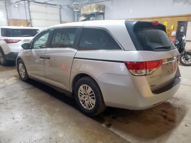 Photo 3 from auction – 2014 HONDA ODYSSEY LX with VIN 5FNRL5H20EB078238