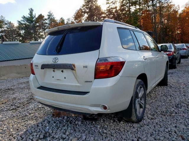 Photo 4 from auction – 2009 TOYOTA HIGHLANDER with VIN JTEES43A692135962
