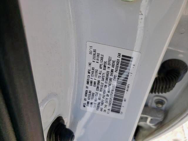 Photo 10 from auction – 2015 HONDA ACCORD LX with VIN 1HGCR2F37FA191260