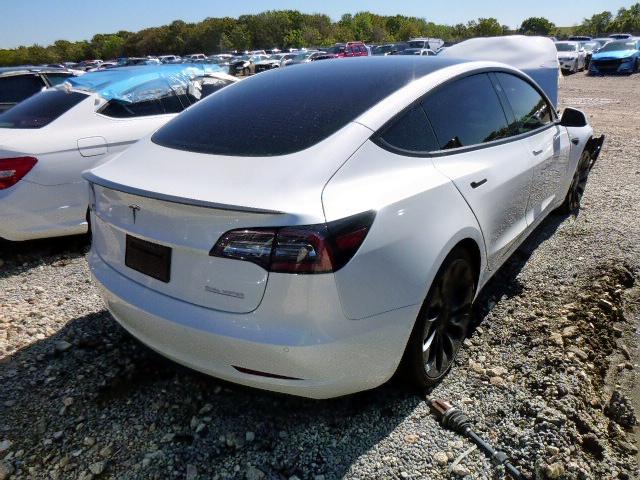 Photo 4 from auction – 2022 TESLA MODEL 3 with VIN 5YJ3E1EC5NF165736