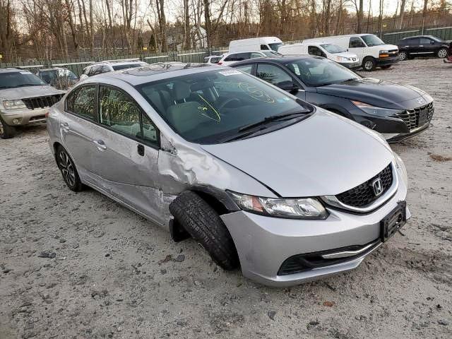 HONDA CIVIC EX 2013 with VIN 2HGFB2F83DH553791 - Photo from auction