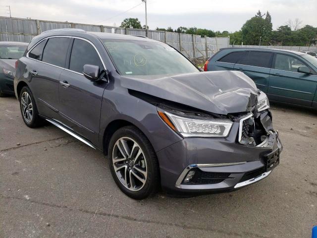 ACURA MDX ADVANC 2017 with VIN 5FRYD4H81HB002702 - Photo from auction