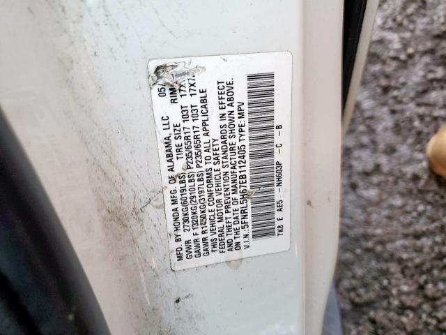 Photo 10 from auction – 2014 HONDA ODYSSEY EX with VIN 5FNRL5H67EB112405