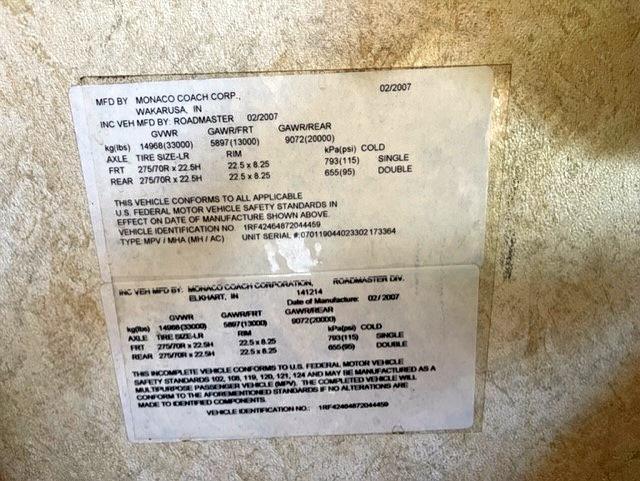Photo 10 from auction – 2008 HOLI RV with VIN 1RF43561883047673