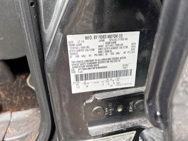 Photo 10 from auction – 2015 FORD F350 SUPER with VIN 1FT8W3BT9FEB09563